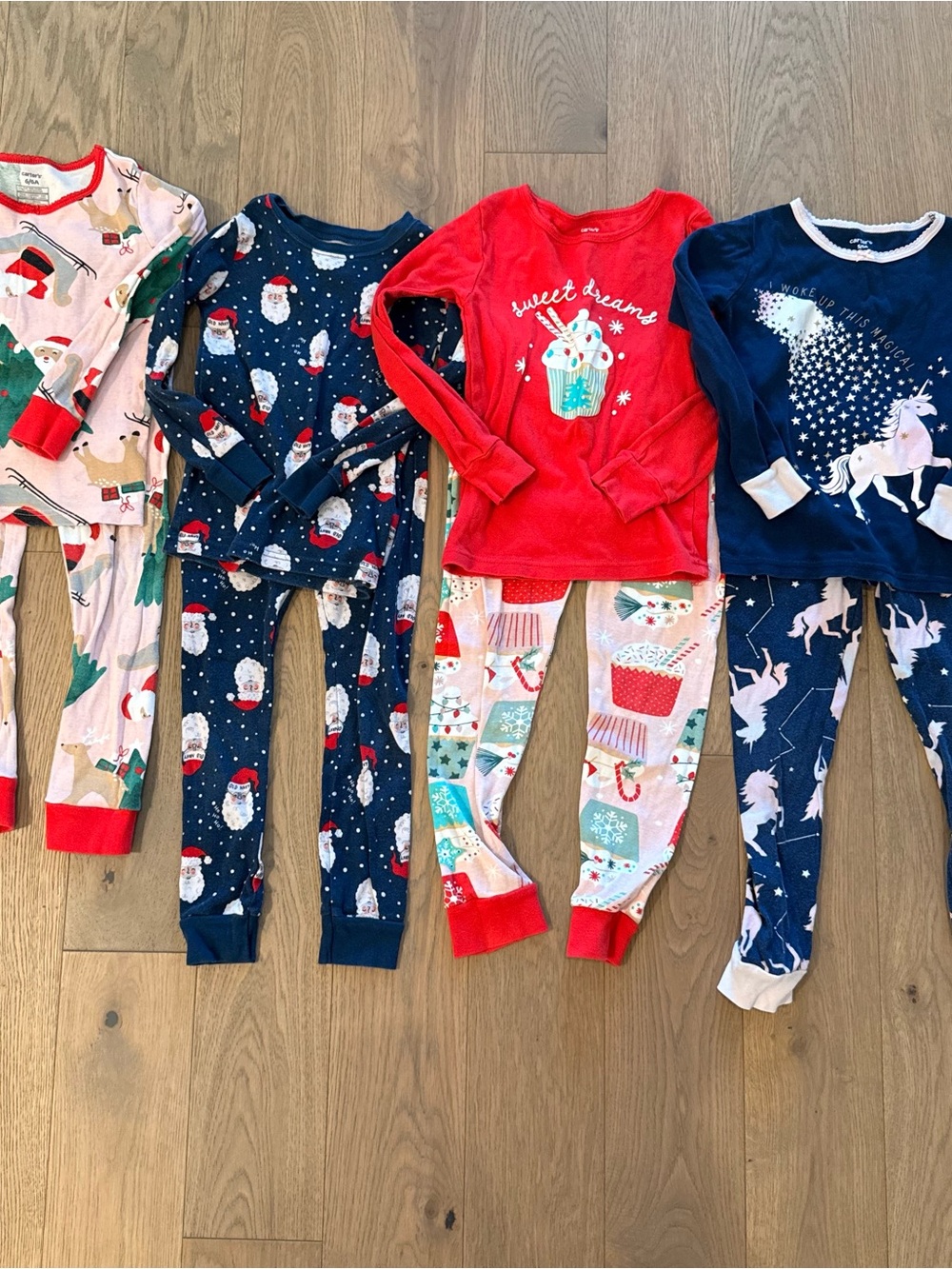 Carter's and Old Navy Christmas Pajamas